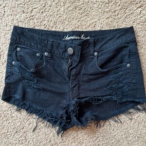 Black American Eagle Shorts Size6
